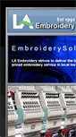 Mobile Screenshot of laembroidery.com